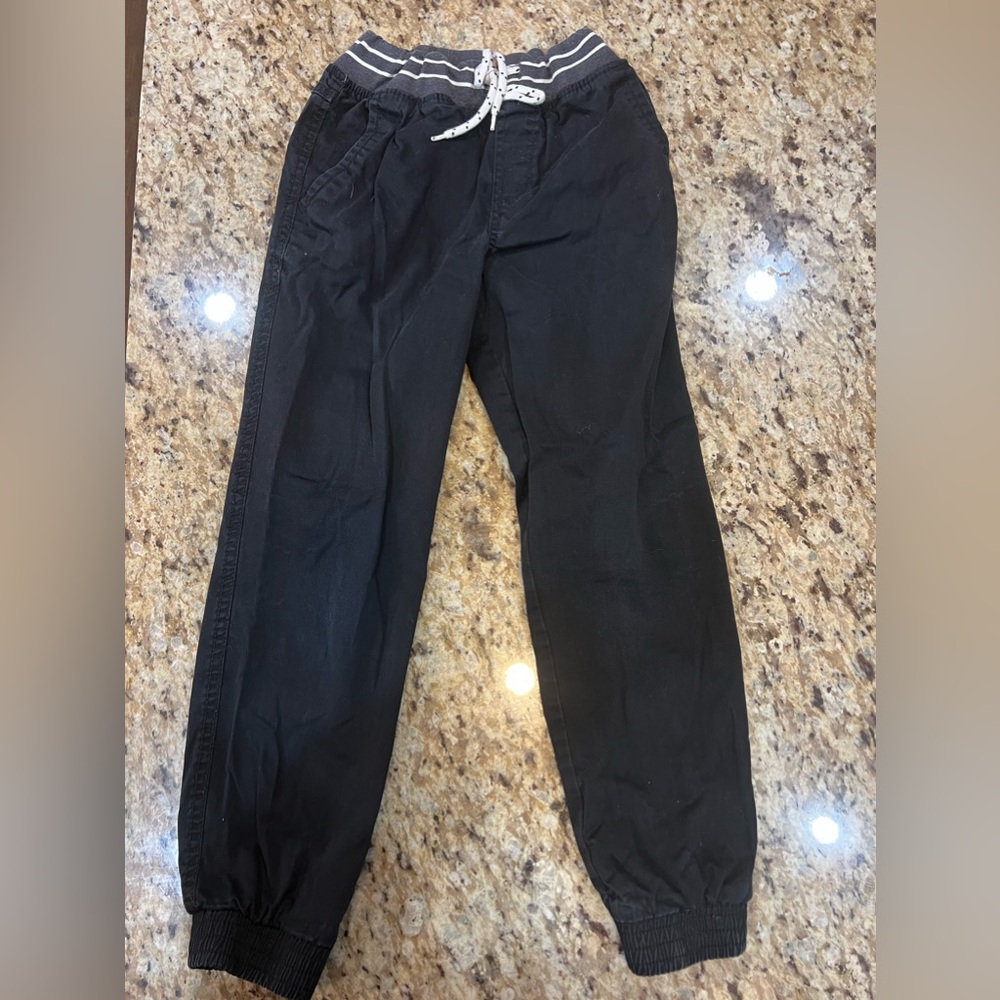 Boys Black Joggers